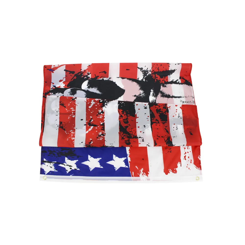 ZDA Fit, Retro Zastavo 150* 90 cm 3 m x 5 m po Meri Banner Kovinski Luknje Grommets Amerika
