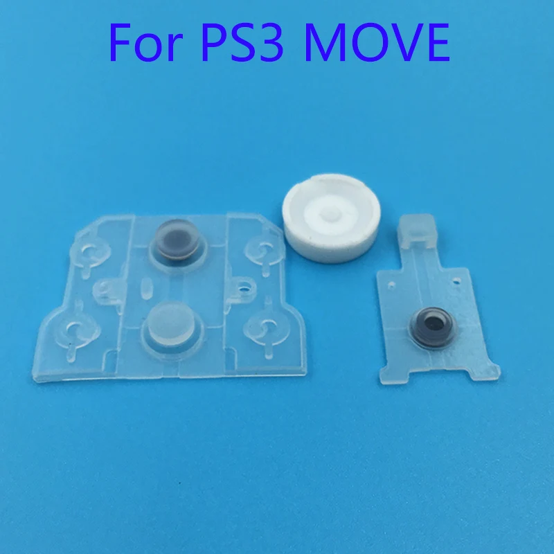 2Sets Za Sony Play Station 3 PS3 Move Controller Silikonski prevodni Gume Gumb Pad Set Za PS4 VR