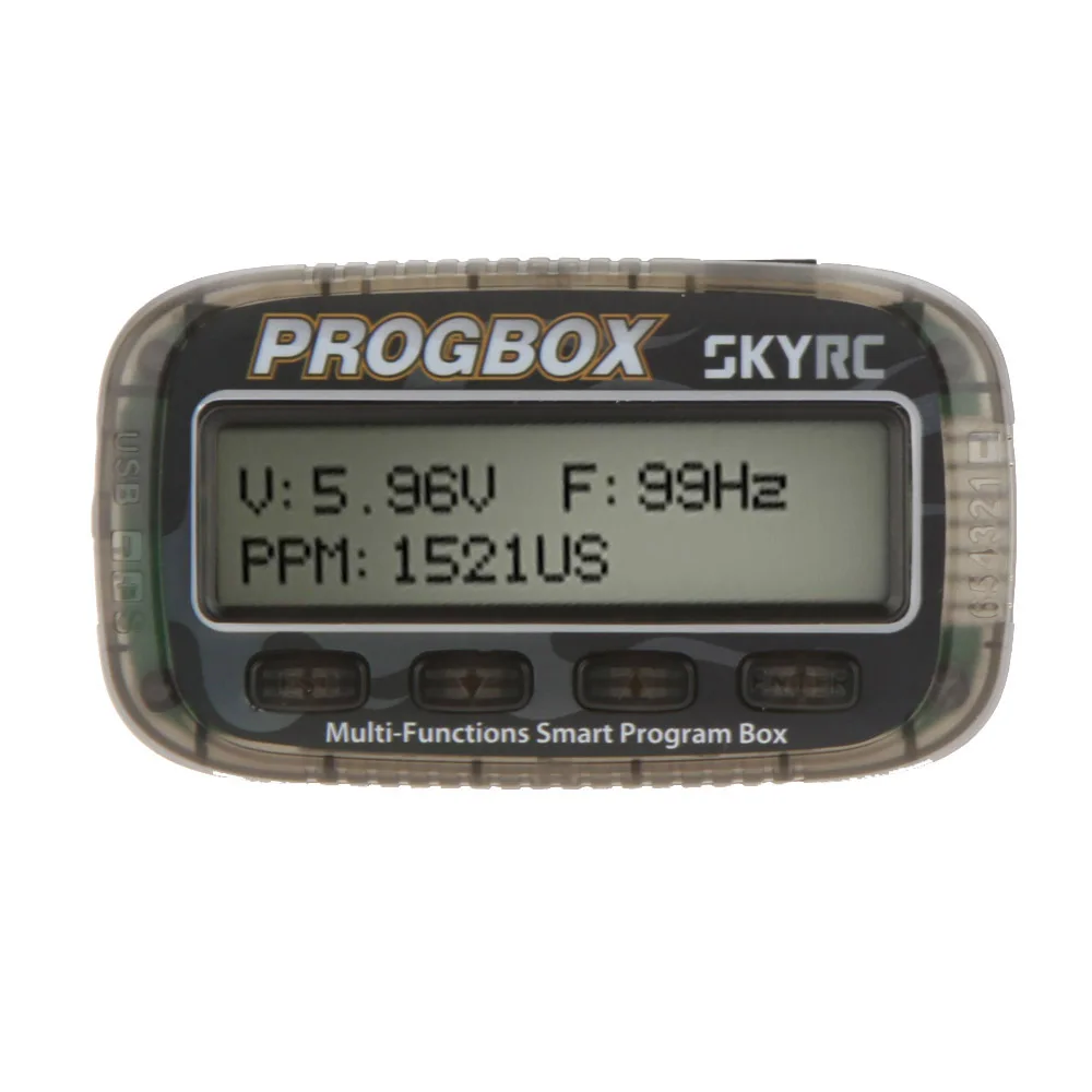 SKYRC PROGBOX ESC Povratne Nastavitev Servo Tester Motor KV / vrt. / MIN Tester Program Polje za Vnos PPM Signala za Monitor Lipo Baterije Zaslon