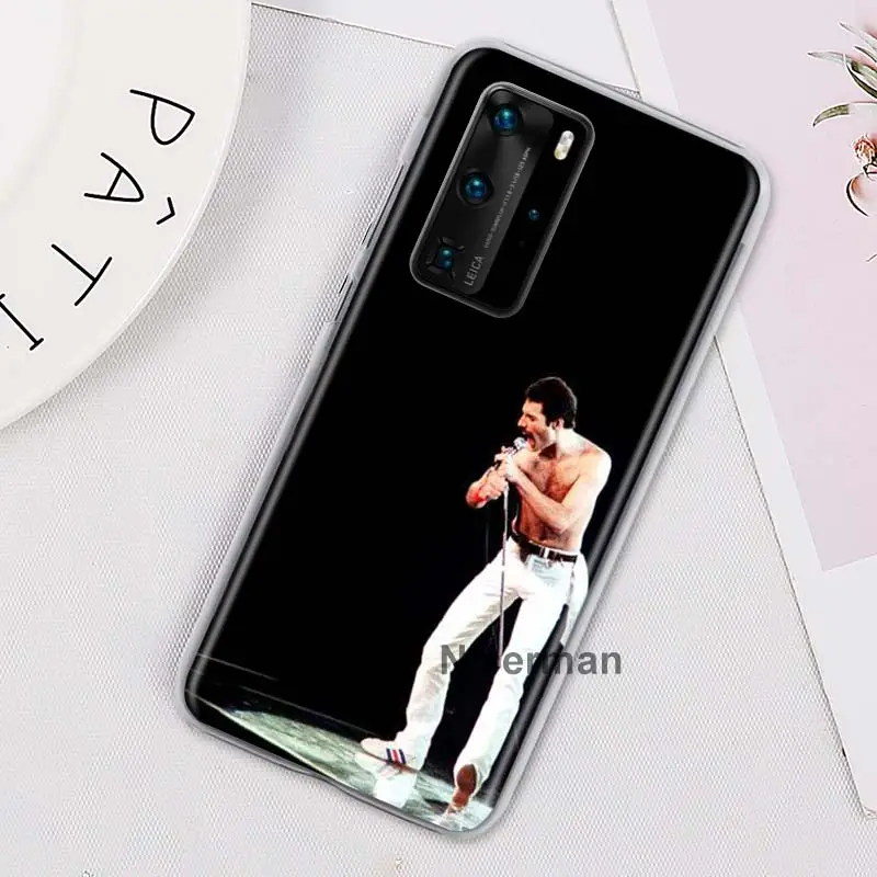 Queen Freddie Mercury Primeru Telefon za Huawei P20 Lite P30 Lite P40 Pro+ P20 P30 P10 Lite P Smart Plus Z 2019 Hard Cover