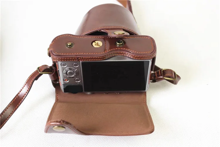 Visoko-kakovostni Retro Vintage PU Usnje za Fotoaparat torba Torba Za Fuji Fujifilm XA5 X-A5 XA20 15-45 MM S Spodaj Baterije Odpiranje