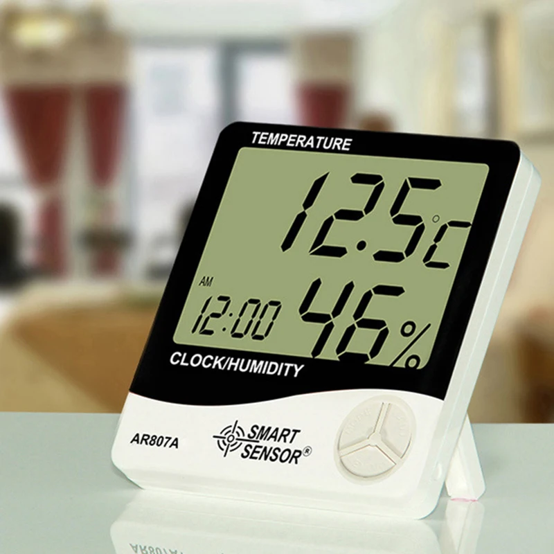 Digitalni Termometer, Higrometer Digitalne Brezžične Higrometer Temperatura in Vlažnost Monitor LCD Zaslon AR807 AR867