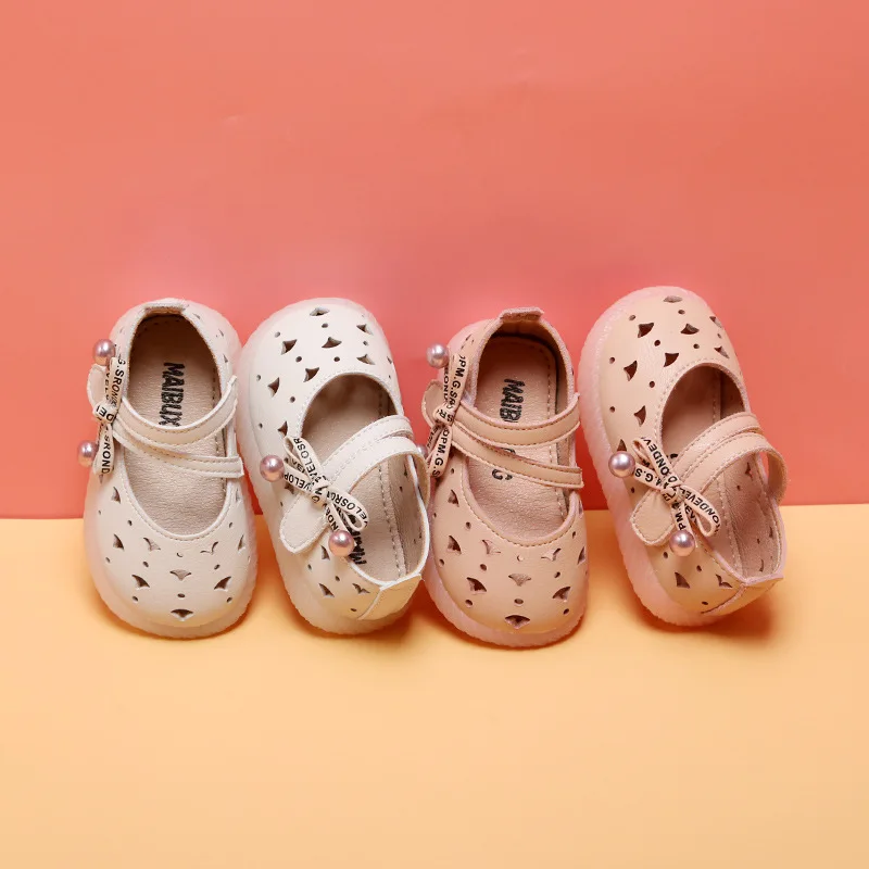 Baby Dekle Dihanje Čevlji Pomlad 1-3 Let Starega Otroka Dekle Usnjeni Čevlji Mehko Dno Princesa Malčke Baby Čevlji Usnjeni Čevlji