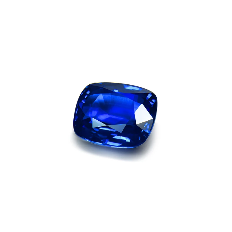 Naravna Modra Sappphire Izgubijo Kamen Z AIGS Potrdilo 5.99 ct Blazine Cut 11.34X9.23X5.26 mm Brez Navedbe Ogrevanje Gemstone