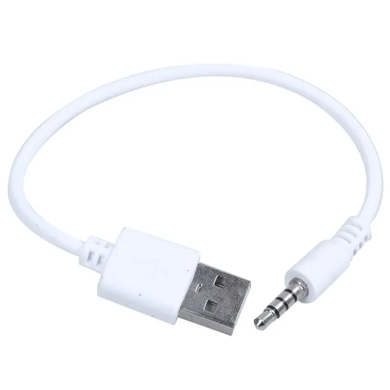 Bela USB za Sinhronizacijo Podatkov Kabel Vodila Za Apple iPod Shuffle 1. 2. Gen Polnilnik