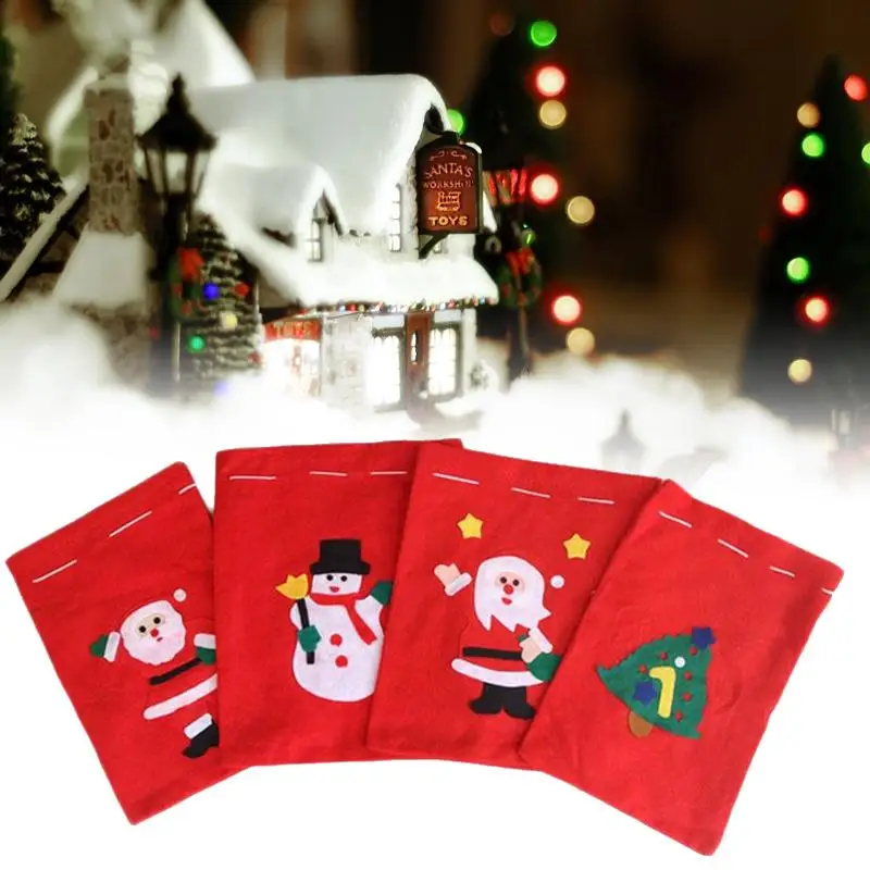 Candy Bag Nahrbtnik Santa Claus Party Božično Darilo Vrečko Cooky Božič 20 X 30 cm Vrečke