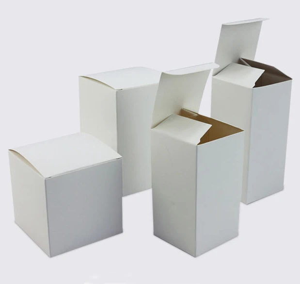50 kos belega papirja, kartona škatle za pakiranje ,DIY bela embalaža škatle,DIY bela bonbone, škatle ročno izdelana mila škatle