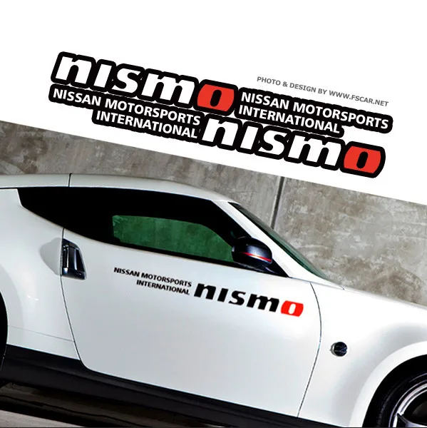 2PCS/nastavite po Meri DIY Avto Styling Samolepilne Nalepke NISMO Avto-Styling za Nissan Qashqai Juke Almera x-trail Tiida