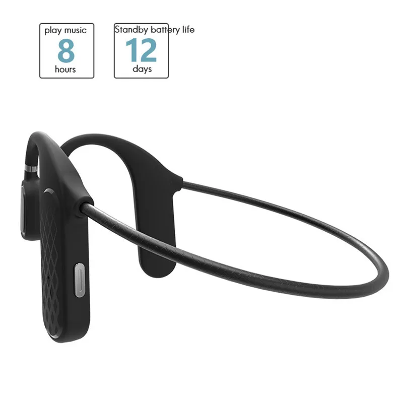 Bluetooth 5.0 Slušalke MD04 Kostne Prevodnosti Slušalke Bluetooth 5.0 Brezžični Športne Slušalke Stereo Hands-Free (z Mic