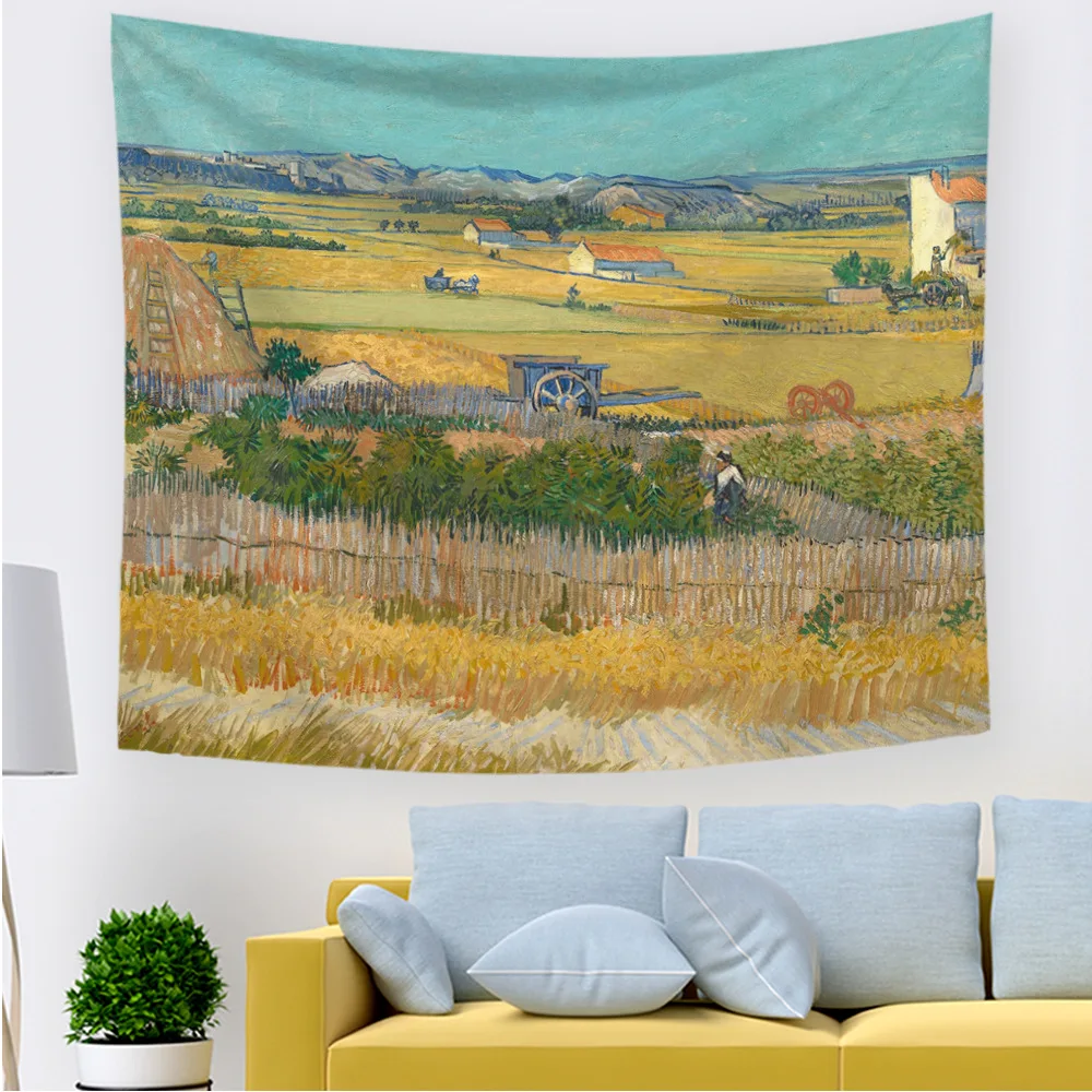Področju kmetijskih tapiserija, slikarstvo steni visi odejo japon dekoracijo tapiserije vintage doma dekor