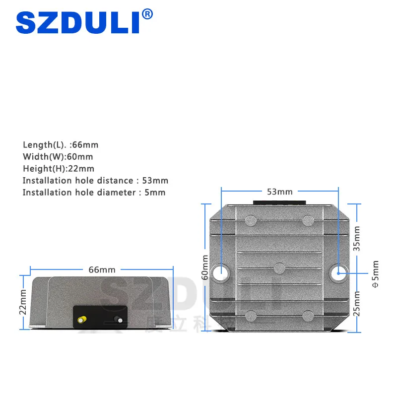 Visoka kakovost 24V na 5V 5A DC 12V regulator na 5V reduktorjem 12V/24V na 5V DC pretvornik napetosti SZDULI