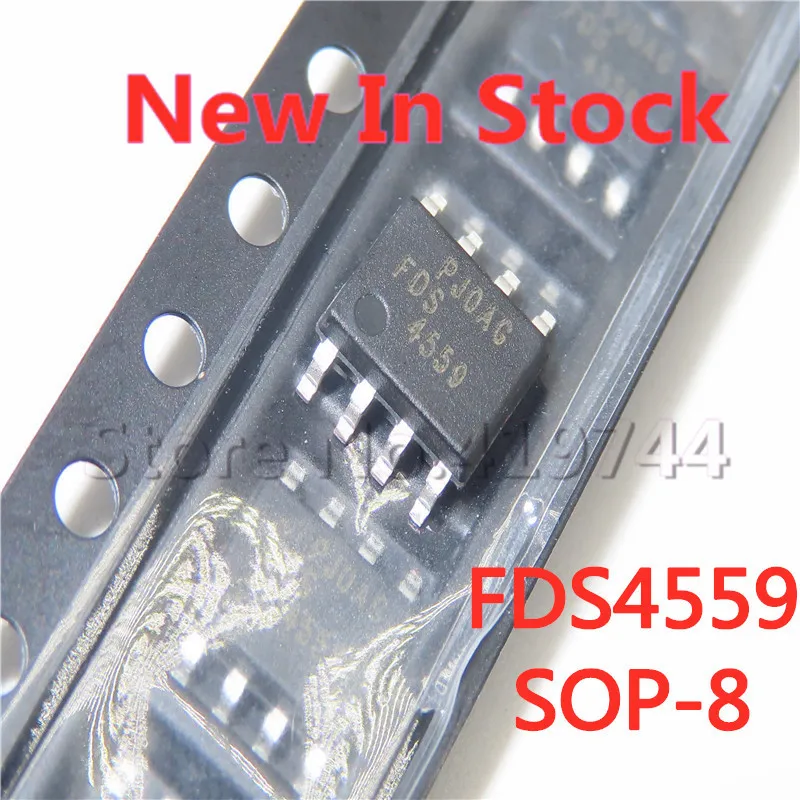 5PCS/VELIKO FDS4559 SOP-8 4559 LCD visoke napetosti odbor MOS področju učinek cev SOP8 ki je Na Zalogi, NOVO izvirno IC