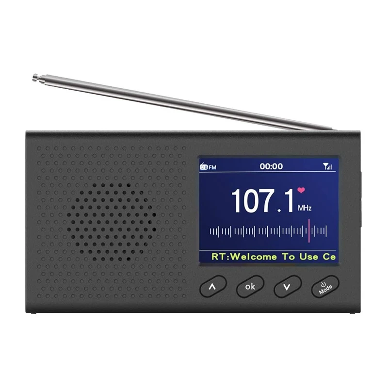 DAB Radio z 2,4-Palčni Barvni LCD-Sn za ponovno Polnjenje Ročni Digitalni FM DAB MP3 Predvajalnik Digitalni Sprejemnik Oddaja