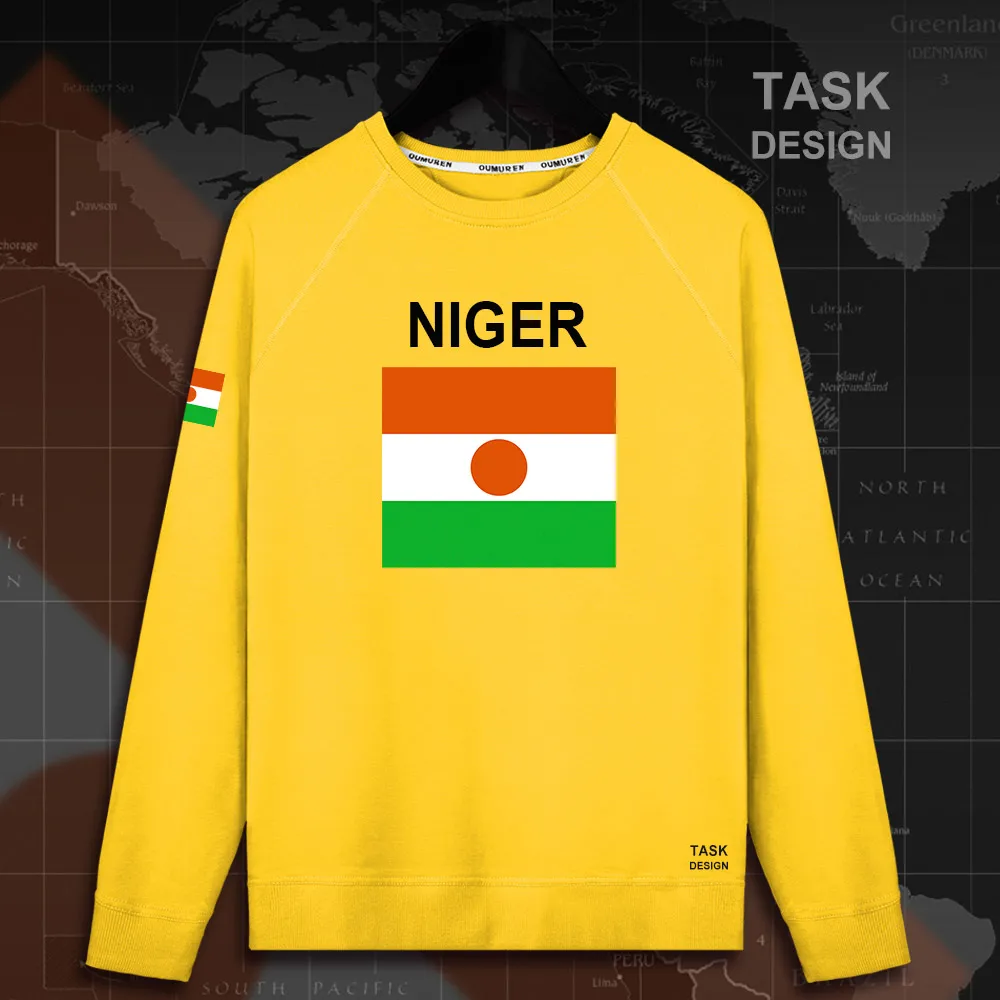 Niger Nigerien NE OSE moški pulover s kapuco puloverji s kapuco moški majica ulične oblačila hip hop trenirko narod zastavo Pomlad 02