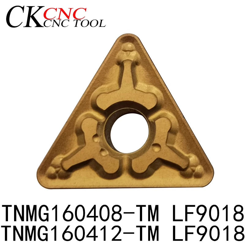 10pcs TNMG160408-TM LF9018 TNMG1604 Visoko kakovost CNC Karbida Vstavite Stružnica Rezalno Orodje za rezanje serije orodje, stružnica