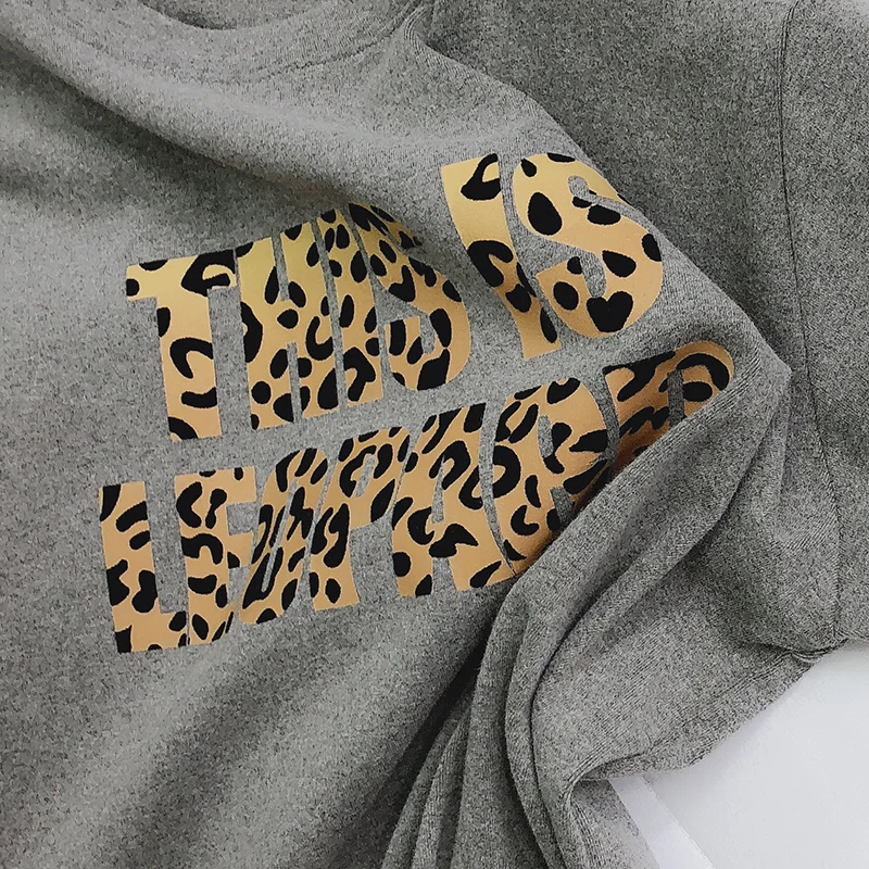 HziriP 2019 Nov Debel Toplo majica s kratkimi rokavi Ženske Vrhovi Svoboden Leopard Tiskanja Seksi Dno Majica Fashion korejski Oblačila Harajuku Tshirt