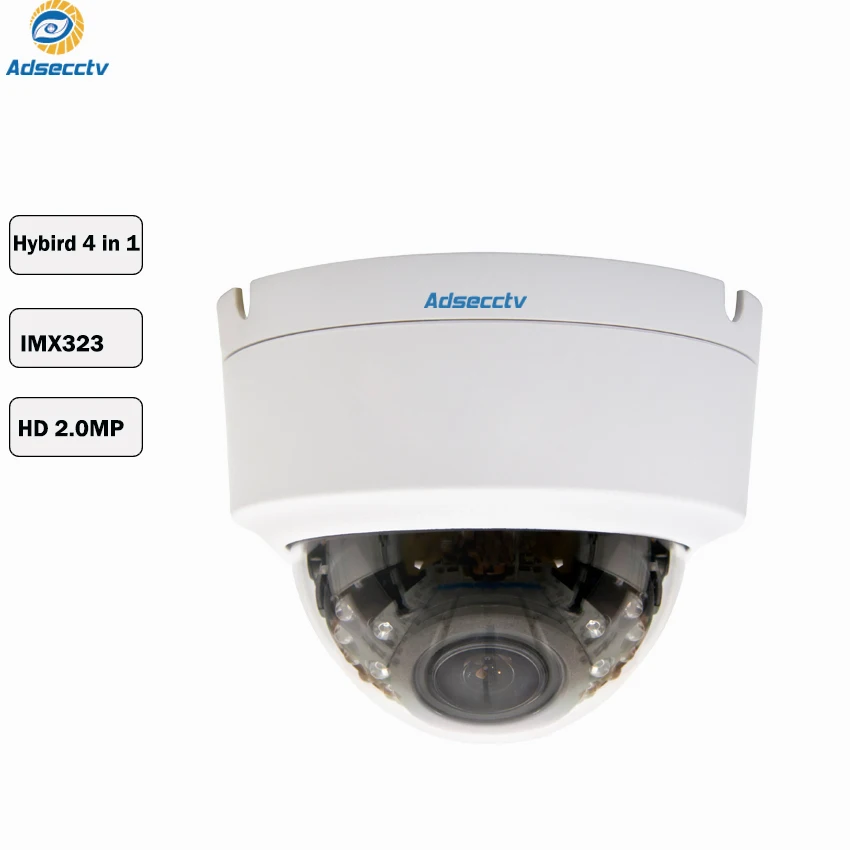 SONY IMX323 Varifocal leča 1080P Hibridni AHD CVI TVI CVBS 4 V 1 OSD Meni Brezplačno Stikalo CCTV Dome Kamera AR-MHD2214R4