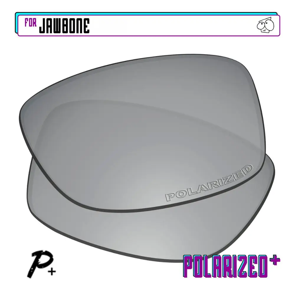 EZReplace Polarizirana Zamenjava Leč za - Oakley Jawbone sončna Očala - Silver Plus P