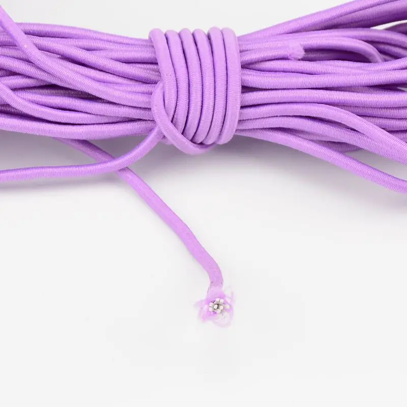 5m/lot 3 mm Elastično Vrv gumico Pisane Krog elastik Skladu Nit Za DIY Oblačila Šivalni Pribor Stretch Kabel