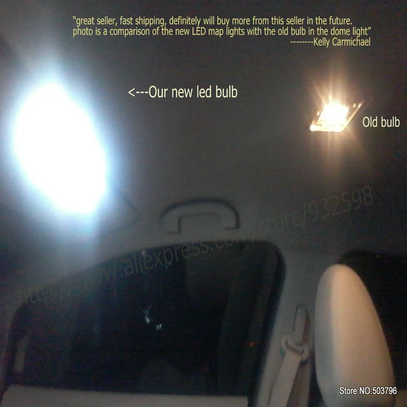 LED Notranjosti Avtomobila Luči Za kia splošno zjutraj soba dome zemljevid branje stopala vrata lučka brez napak 5pc