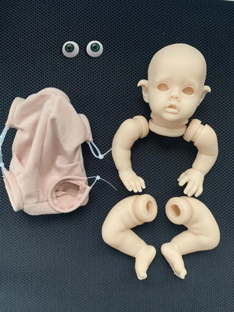 12 Bebe prerojeni fairy doll kit nedokončane unpainted prazno vinil silikonski lutka deli DIY igrača prerojeni FLO pravljice kit