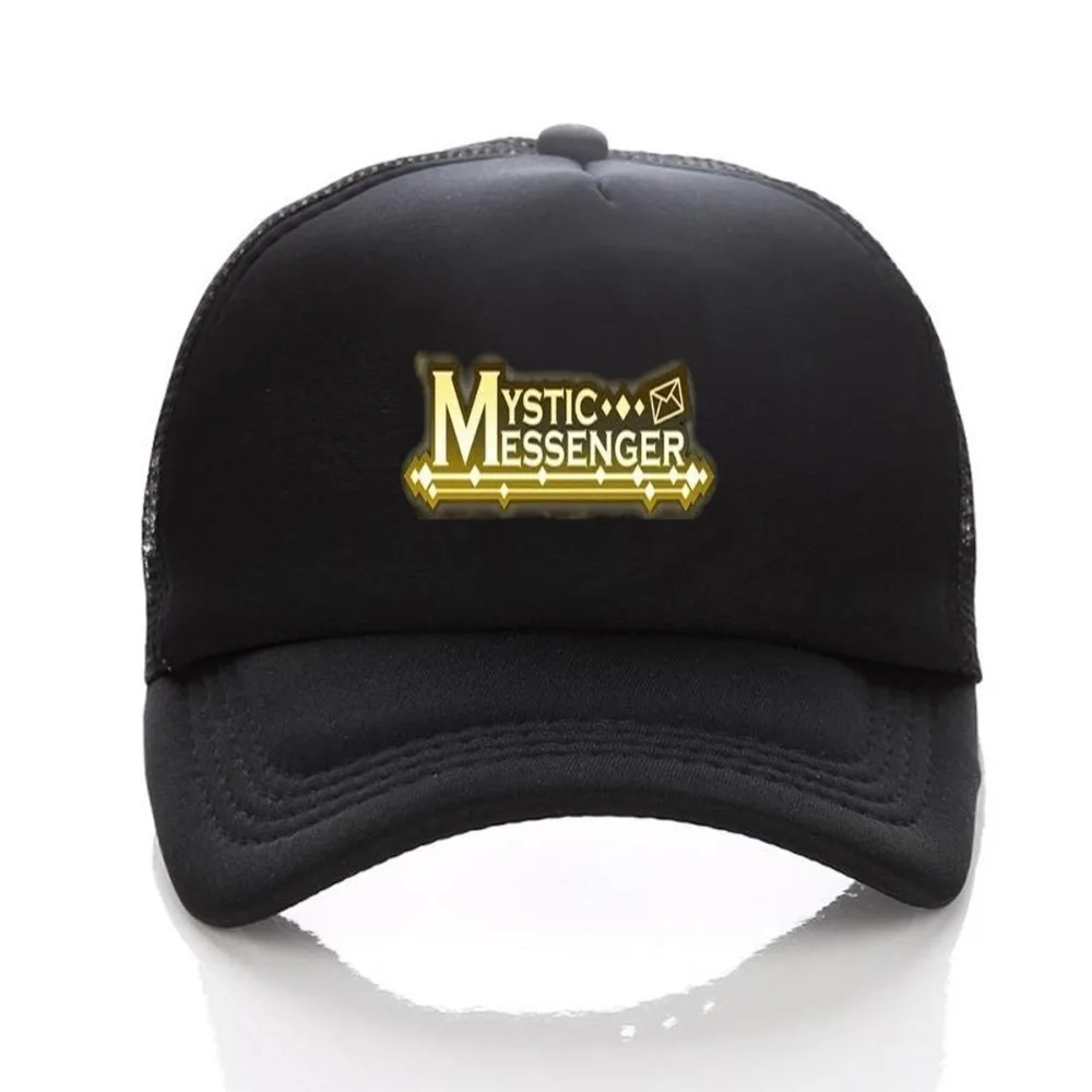 Igre Mystic Messenger klobuk 707 Jumin Zen Polno črno kapo za zaščito pred soncem ženske moški Nastavljiv Baseball skp