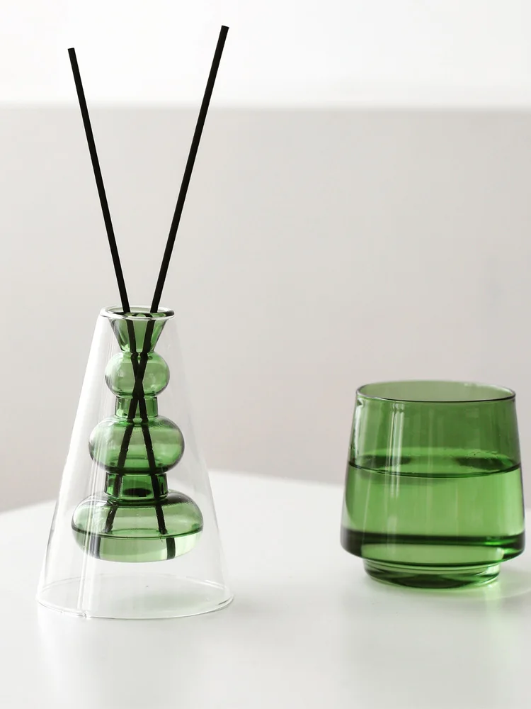 Nordijska ustvarjalne hydroponic barve prozorno stekleno vazo osebnost preprosto majhno aromo difuzor dnevna soba dekoracijo LB80410