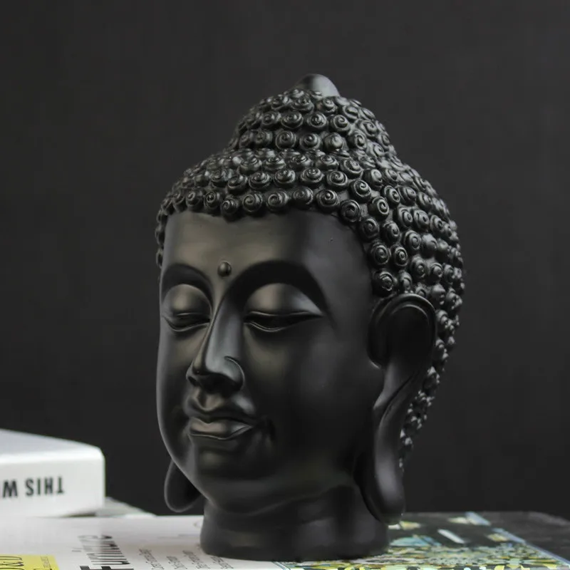 Kitajski Zen Budizma Glavo Dekoracijo Smolo Doma Dekoracijo Obrti Dnevna Soba Dekoracijo Dodatki Darila