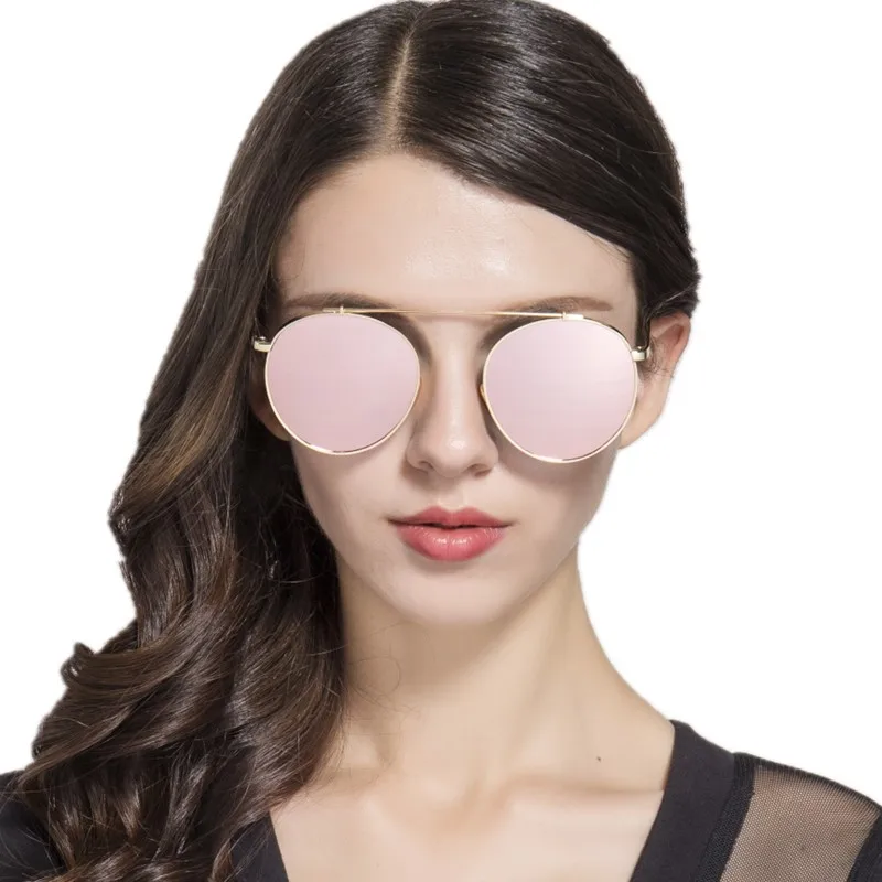 HD.prostor Najnovejši Modni Okrogla sončna Očala Ženske blagovne Znamke Oblikovalec Letnik Premaz sončna Očala Odtenki UV400 Oculos Feminino Lentes