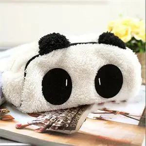 3D Plišastih Panda Svinčnik Vrečke Kawaii Noverty Poceni Velike, Velike Zmogljivosti, Vse v 1 Pero Vrečke Organizator Imetnikov za Otroke Šoli