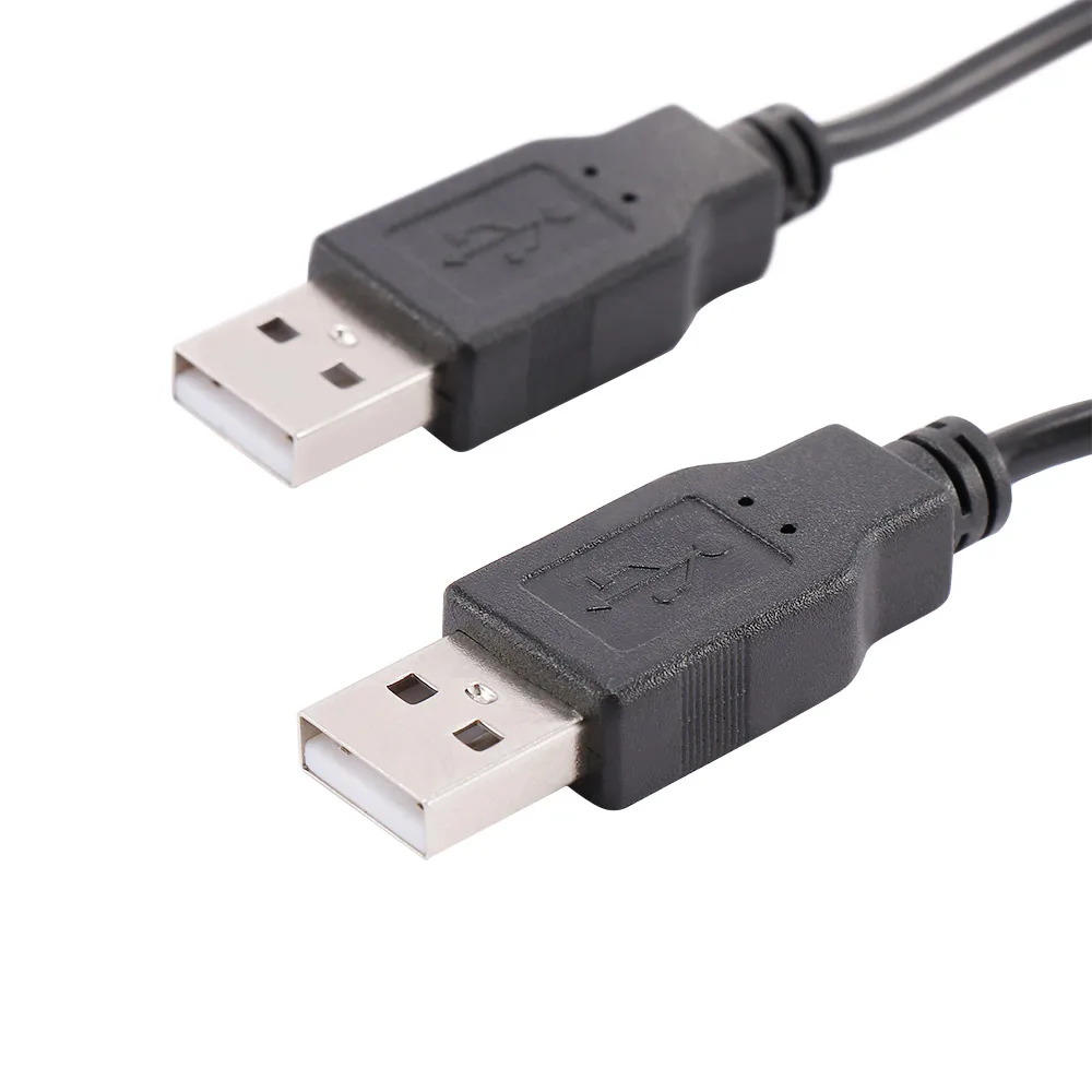 USB 2.0 Tip A Moški A Moški Podatkov Kabli Hi-Speed 480 Mb / s Črna Kabel za Polnjenje, Vzdržljiv Kabel Podaljšek