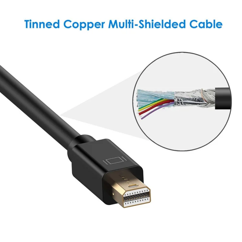 Novi Mini DisplayPort (Mini DP) v DVI Adapter Mini DisplayPort Kabel (Mini DP) na DVI Kabel Ustreza Za Thunderbolt Port