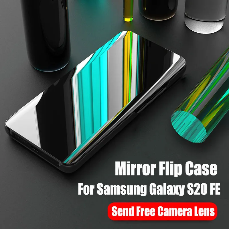 Za Samsung Galaxy S20 FE 5G Ogledalo Flip Primeru Za Samsung S20 Plus Ultra Pokrovček Za Samsung Galaxy S20 Fan Edition S20FE 4G