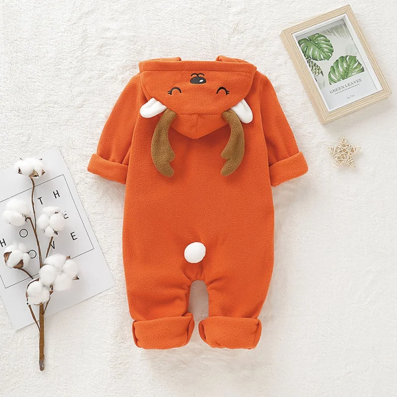 0-18 M Baby Dojenčka igralne obleke Baby Fantje Dekleta Dolgo Sleeved Risanka Jumpsuit za Malčke Baby Toddler Oblačila