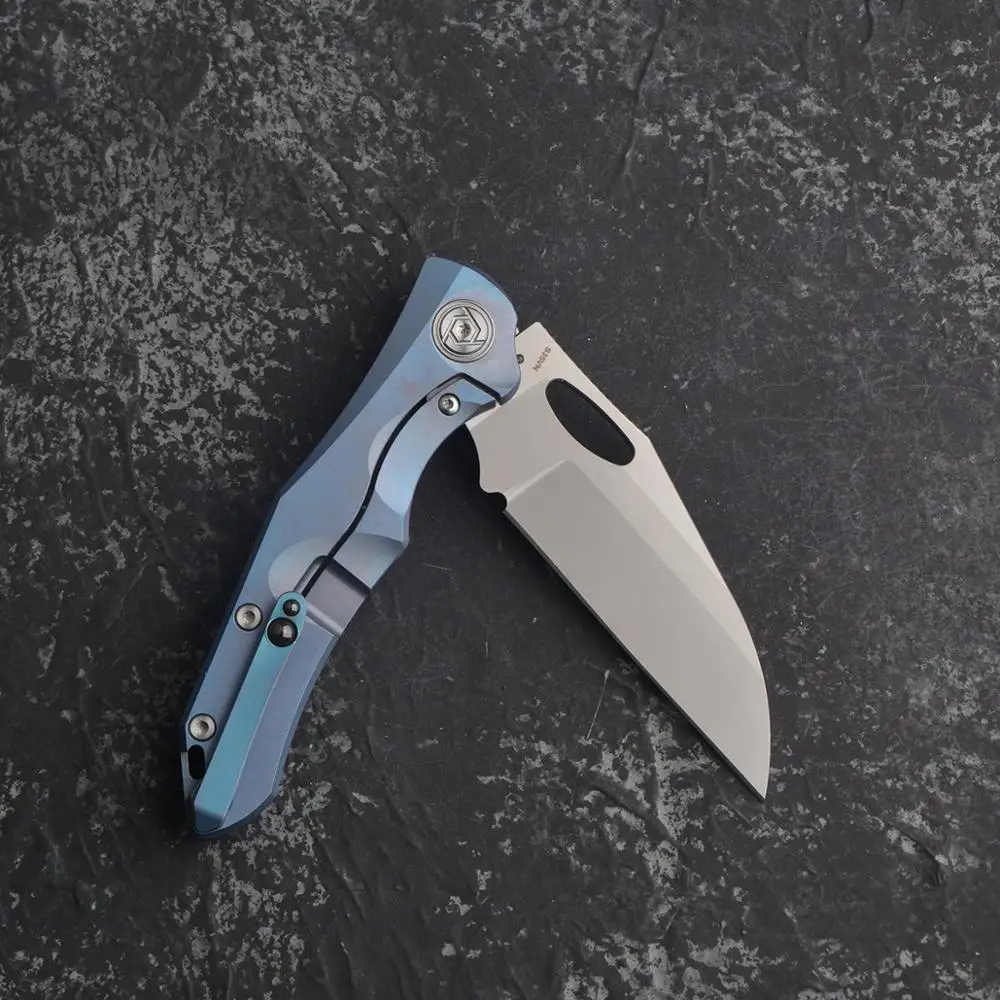 CH Noži Nighthawk Zložljiva EOS nož Flipper Odpiranje Kroglični Ležaji Taktično Žepni Nož Titanium Ročaj 2020 Nova