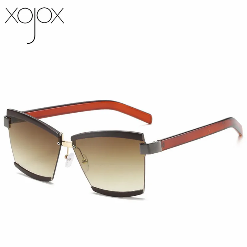 XojoX Vintage sončna Očala Moški Ženske Hit barvne sončna Očala blagovne Znamke Deisgner Kovinskih Kvadratnih Očala Moški Ženski UV400 Očala