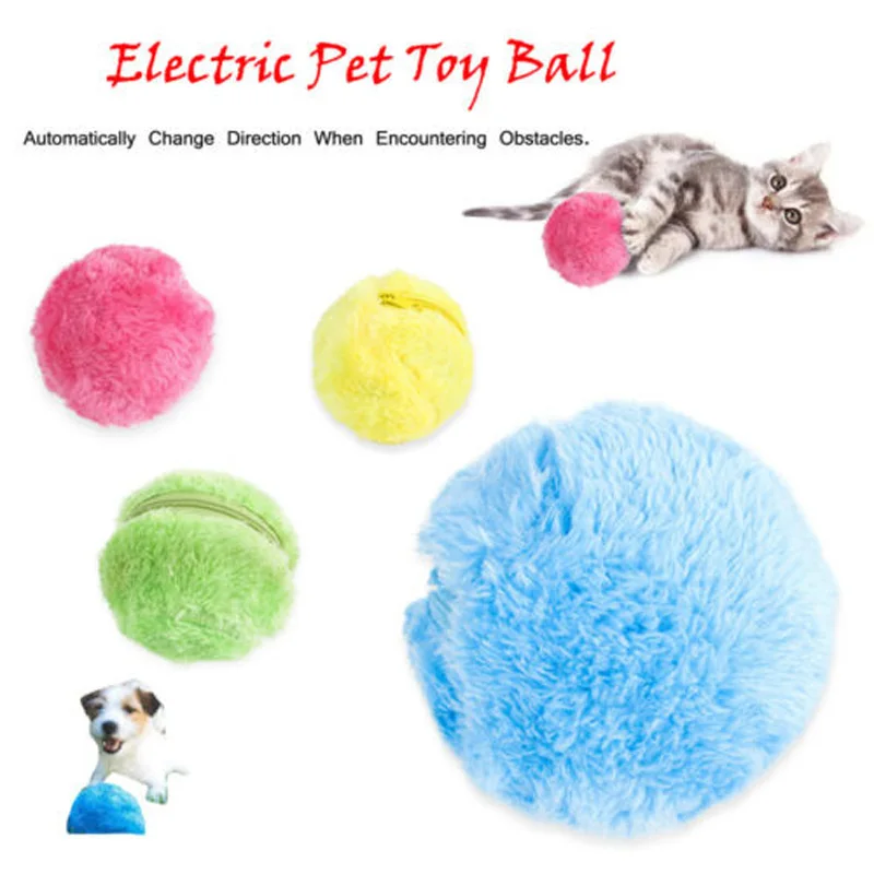 Nova Moda Čarobno Žogo Igrača Samodejno Roller Ball Čarobno Žogo Pes, Mačka Hišne Električne Igrače