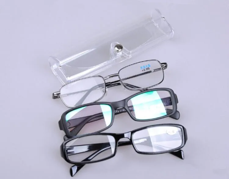 10pcs Jasno PVC Eye Glasses Polje Varstvo Izvajanje Okvir Očal Dodatki modni sončna Očala primeru presbyopic očala škatla za shranjevanje