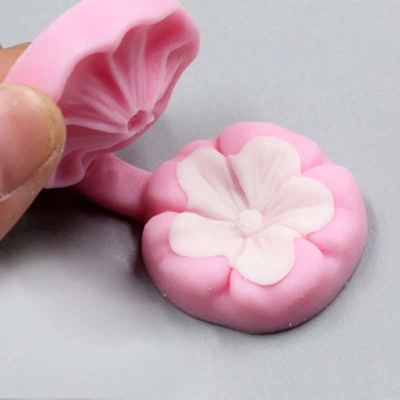 Fondat Plesni Torto Dekoracijo Matrica Slaščice Paste Sladkorja 3D Cherry Cake Plesni Silikonsko Plesni Peko Orodja Dobave