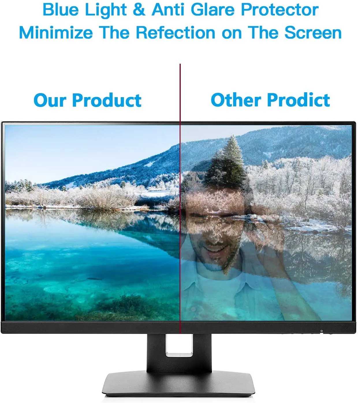 Za Samsung 125 cm 50-palčni TV Modra Svetloba Screen Protector film, Zaščito za Oči, Modre Svetlobe Zaščitnik Bloki TV dodatki