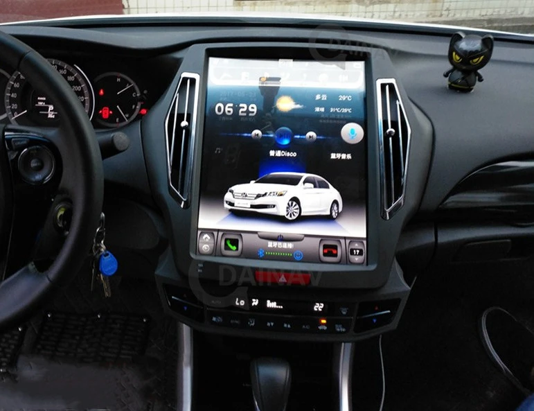 15-palčni Telsa Slog Android Avto Večpredstavnostna DVD Predvajalnik, GPS Navigacija za Honda accord 2013-2017 2.0 L 2.4 L Car Audio Stereo Radio