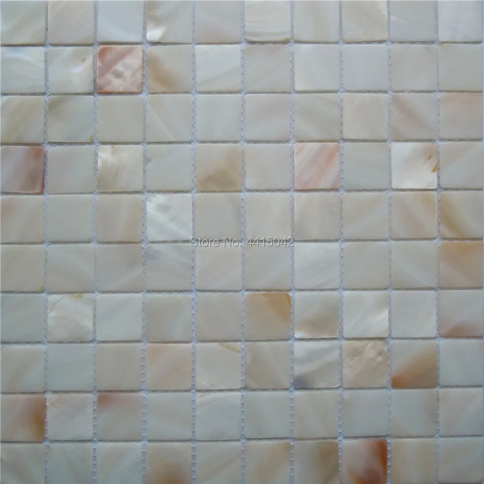 Naravne barve biserovine mozaik ploščice za dekoracijo doma backsplash in kopalnica wall strešnik 1 kvadratni meter/veliko 30x30mm žetonov