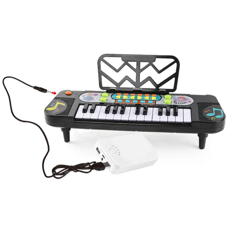 Vroče Prodajo Tipkovnico Klavirja za Otroke Večnamensko Polnjenje Elektronski Klavir Igrača Vrata USB