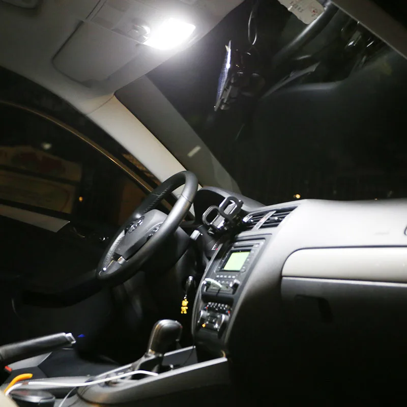 8 Žarnice Bele Notranje LED Avto Zemljevid Stropne Luči za Vgradnjo, Primerna Za Honda Civic 2006 Do 2008 2009 2010 2011 2012 Tovora Trunk Licence Lučka