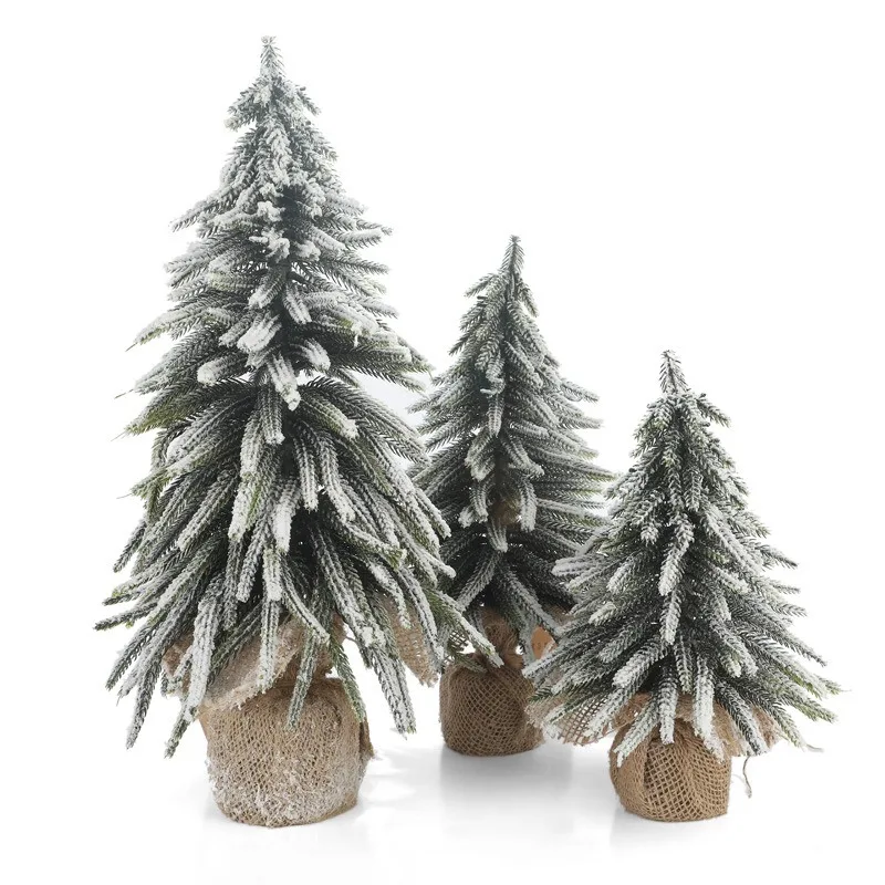Umetno Božično Drevo, Les, Božični Okraski Imetnik, ki je Osnova za Božič Doma Stranka Dekoracijo Zelene Rastline Miniaturni