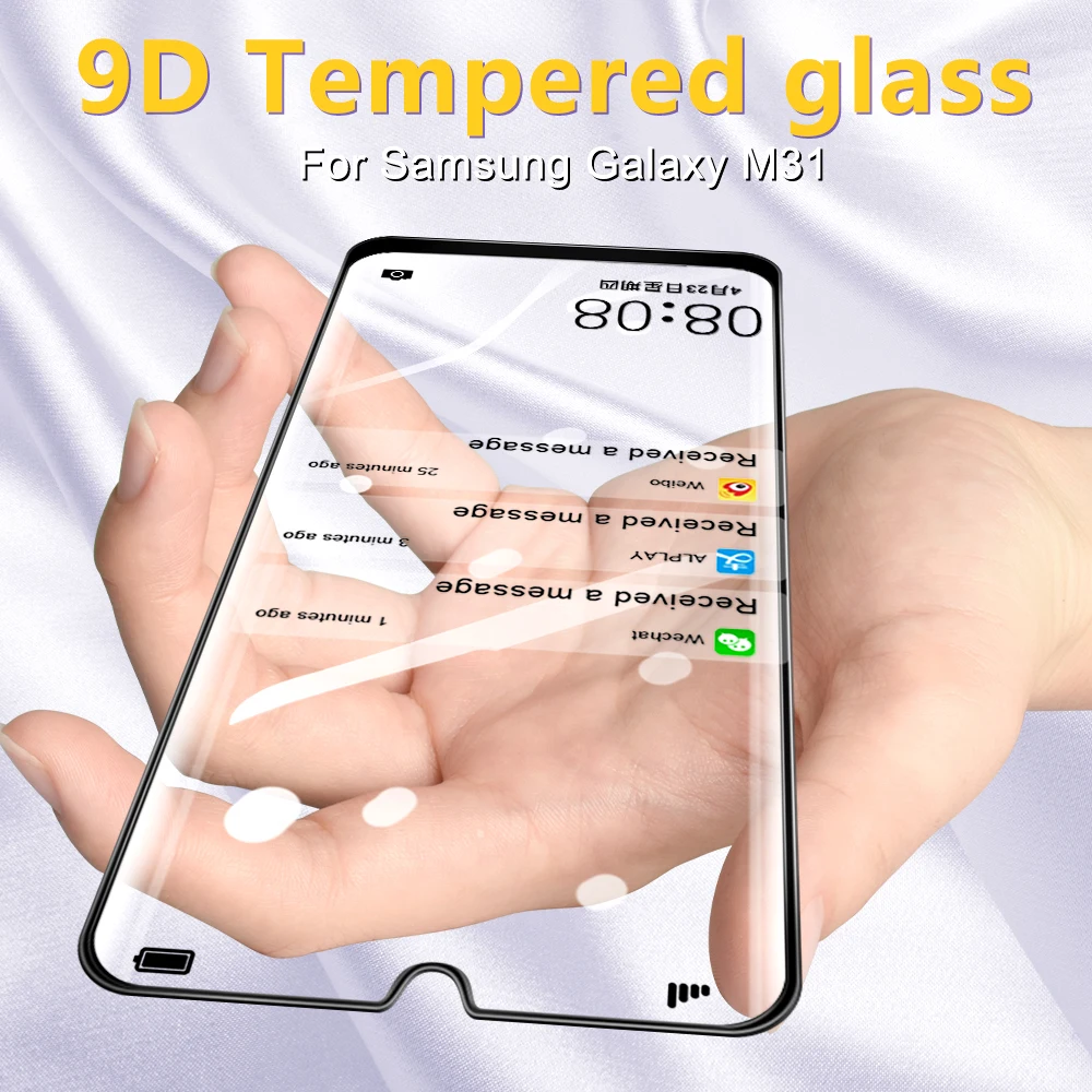 9D Kaljeno Steklo za Samsung Galaxy A12 5G Screen Protector Steklo za SAMSUNG A12 A51 A71 5G M31 Polno Kritje Film za galaxi a12