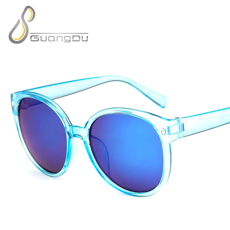Okrogla sončna Očala Ženske 2018 luksuzne blagovne Znamke Oblikovalec modra bela velike velike dame moda festival očala oculos de sol feminino