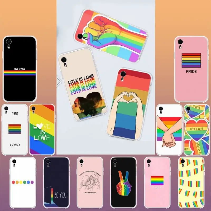 Geji Lezbijke, LGBT Mavrica Ponos UMETNOSTI po Meri Primeru Telefon Za iPhone X XS MAX 11 11 pro max 6 6s 7 7plus 8 8Plus 5 5S XR SE 2020