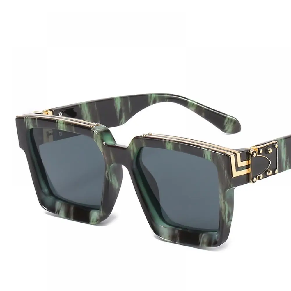 LongKeeper Novo Vintage Kvadratnih sončna Očala Moški Ženske Retro blagovne Znamke Oblikovalec Debel Okvir sončna Očala Moški UV400 Vožnje Očala Gafas