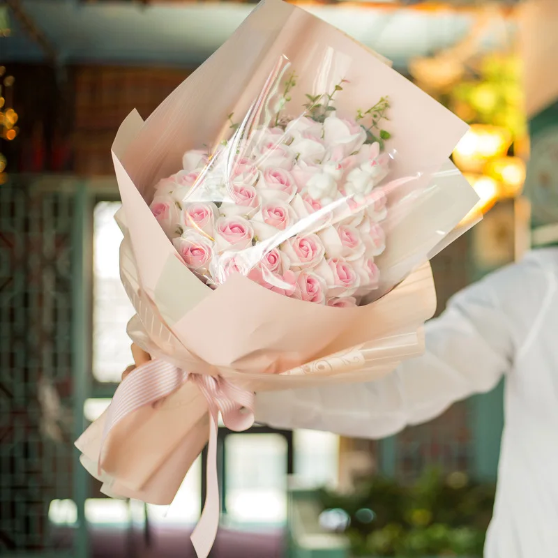 Nov custom-made ustvarjalne rojstni dan mila cvet ročno šopek nesmrtni vrtnice valentinovo romantično Brezplačna Dostava